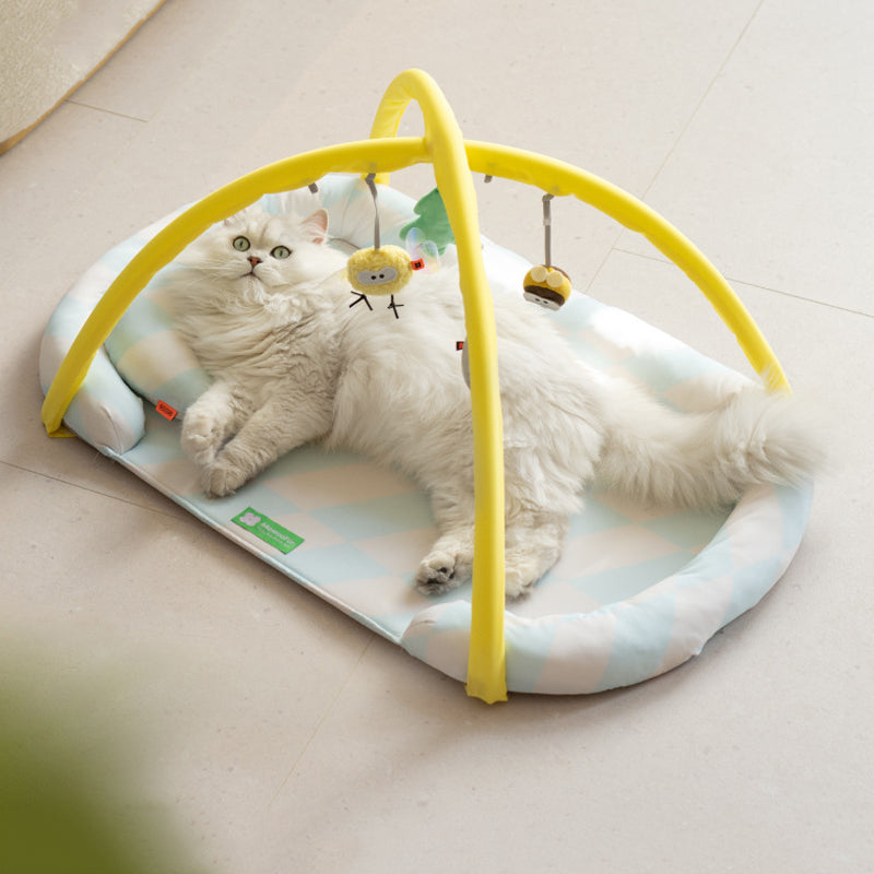 Summer Pet Mat With Playing Toys