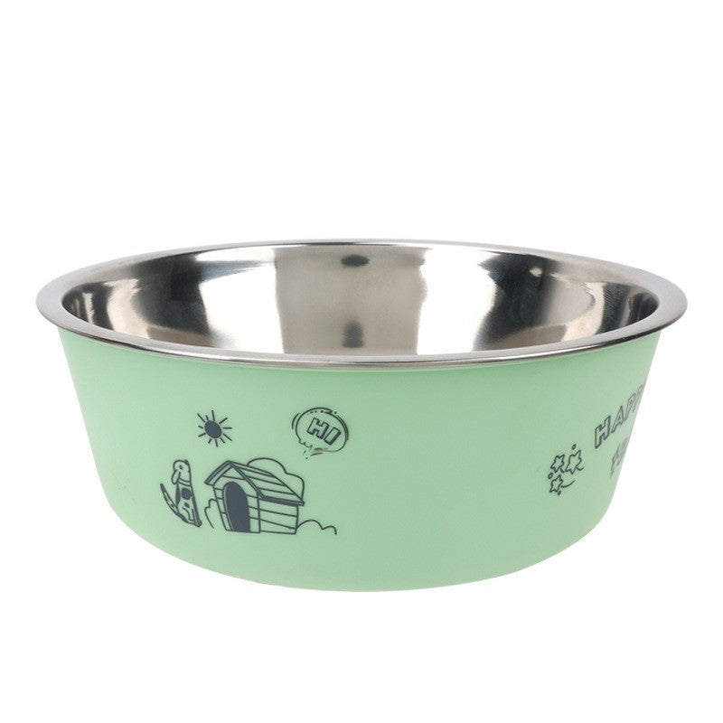 Two Piece In One Pet Food Water Bowl