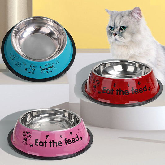 Cute Cartoon Pet Food Bowl