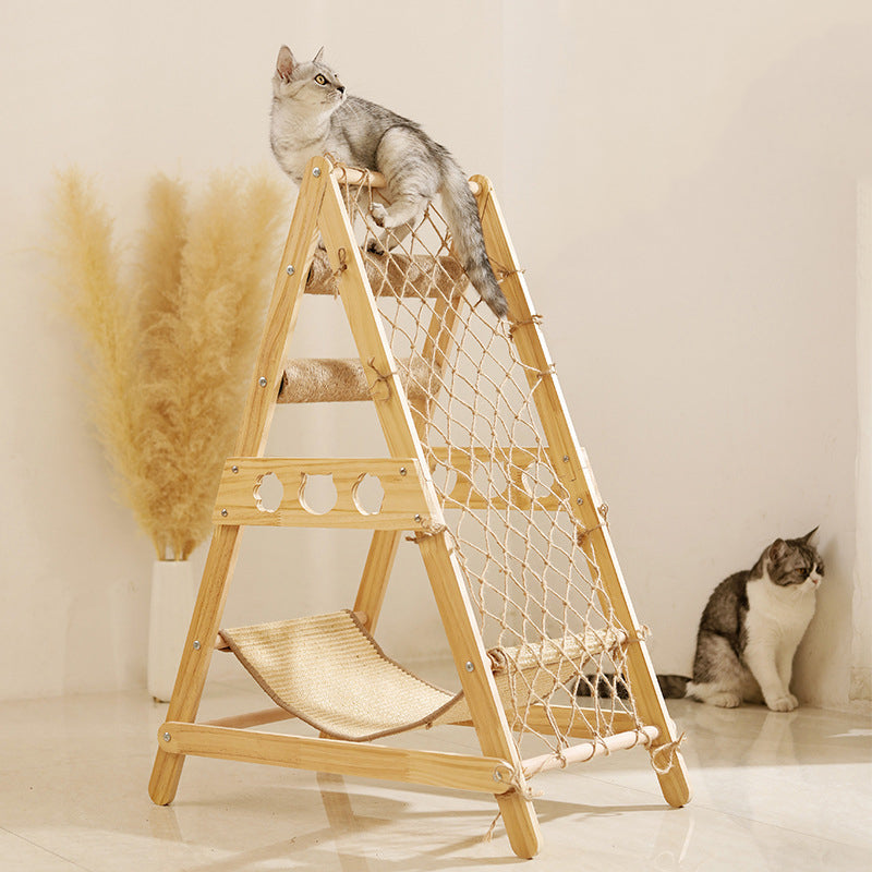 Triangle Climbing Shelf For Cat