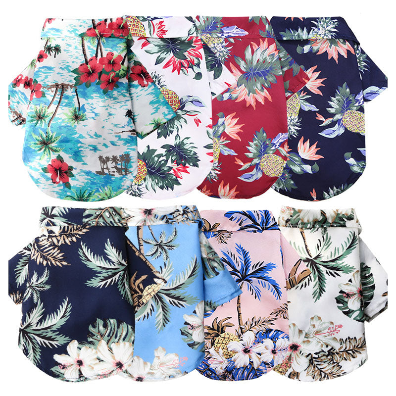 Hawaiian Summer Beach Pet Shirt