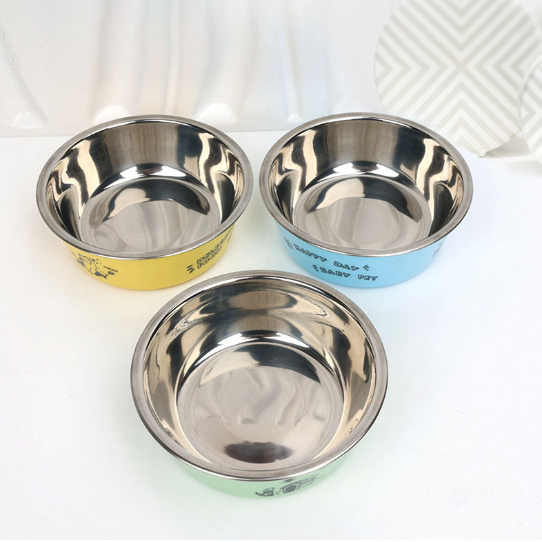 Two Piece In One Pet Food Water Bowl