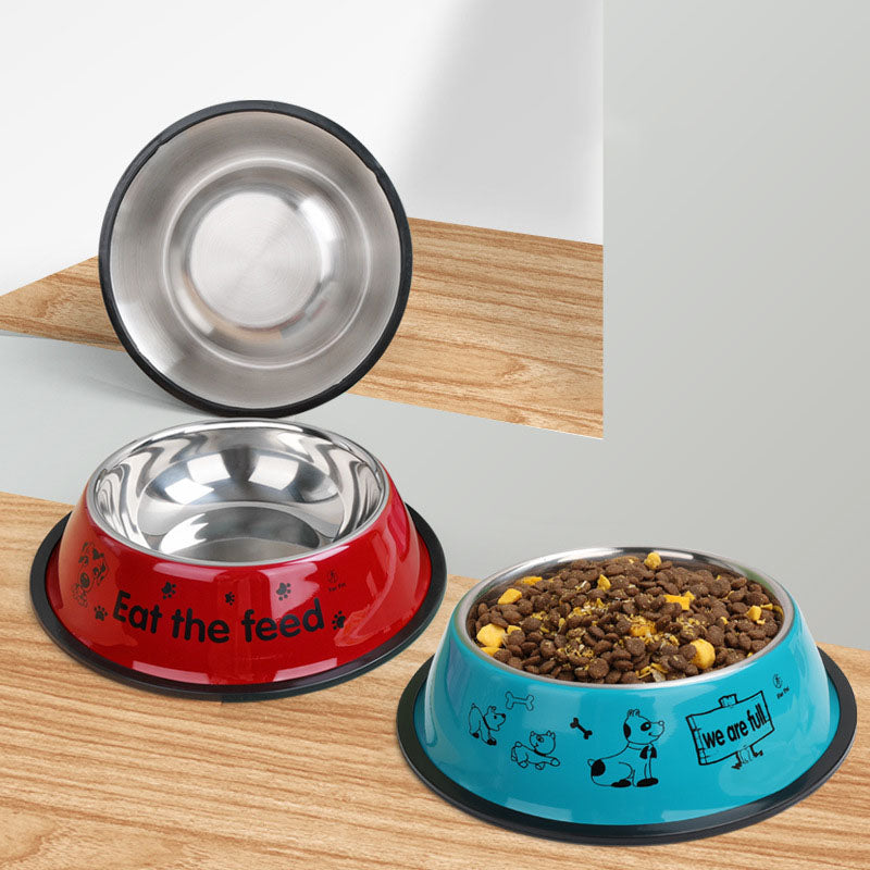 Cute Cartoon Pet Food Bowl