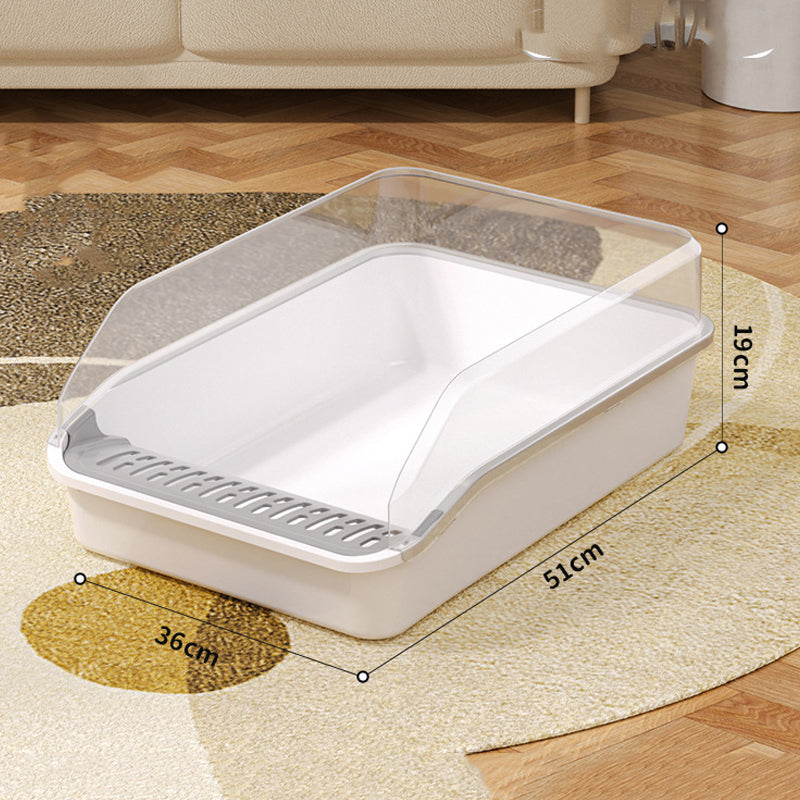 Large Cat Litter Box With Free Litter Scoop