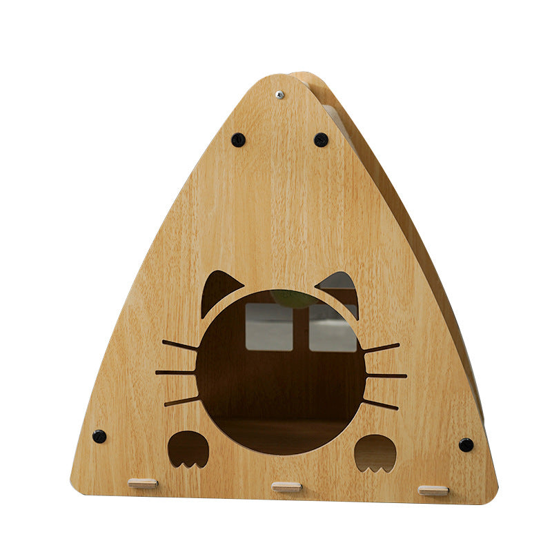 Simple Design Double Cat Climbing Frame