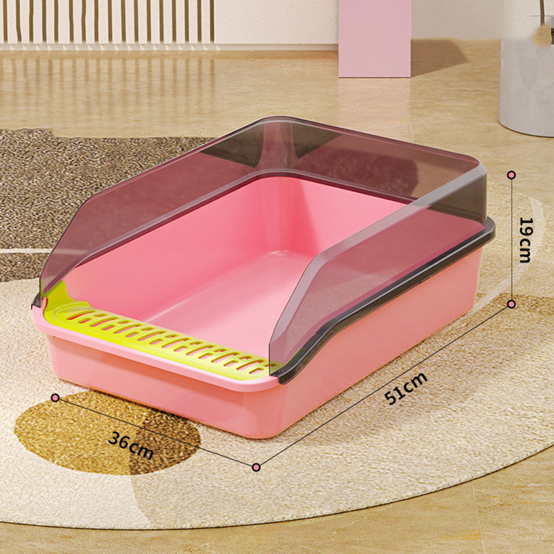 Large Cat Litter Box With Free Litter Scoop