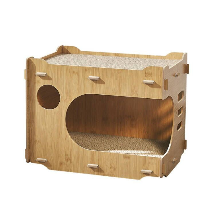 Simple Design Double Cat Climbing Frame